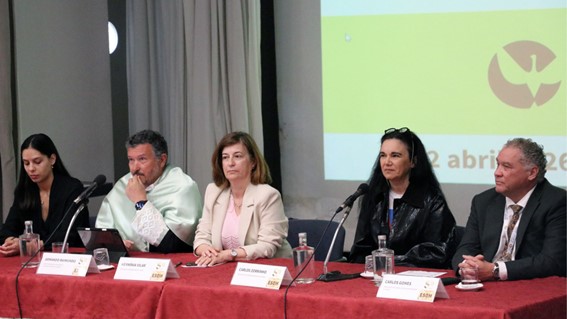 Carlos Mateus Gomes participa em Sessão Comemorativa na Escola de Saúde